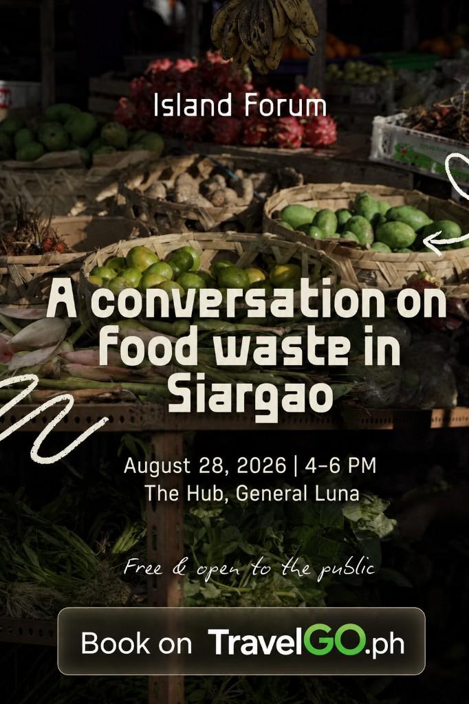 Island Forum on food waste in Siargao at The Hub, General Luna, August 28