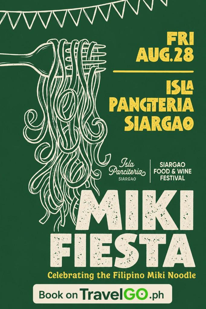 Miki Fiesta at Isla Panciteria Siargao, August 28