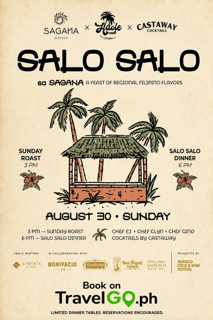 Salo Salo sa Sagana feast of regional Filipino flavors, August 30