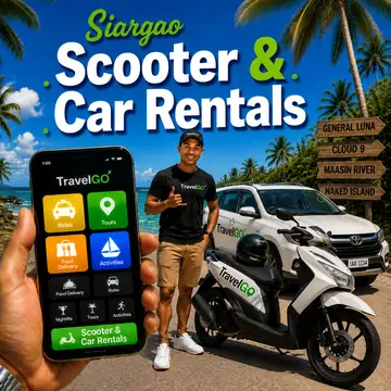 Scooter rental in Siargao