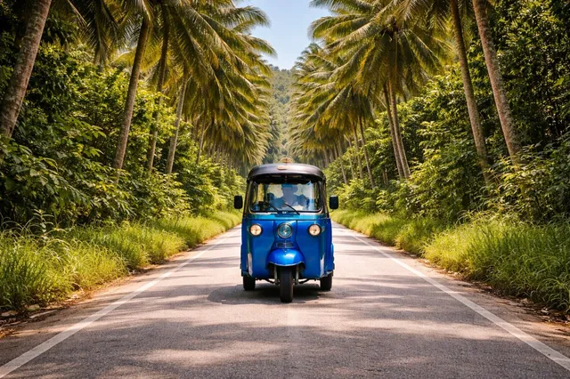 Tuk-tuk taxi in General Luna Siargao