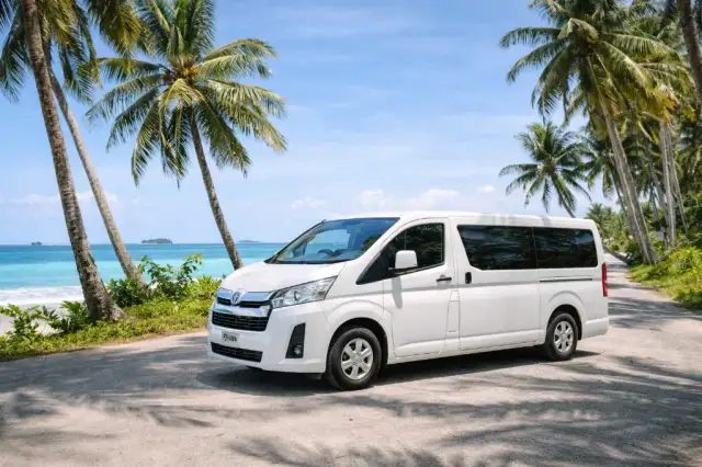Private van hire in Siargao for groups